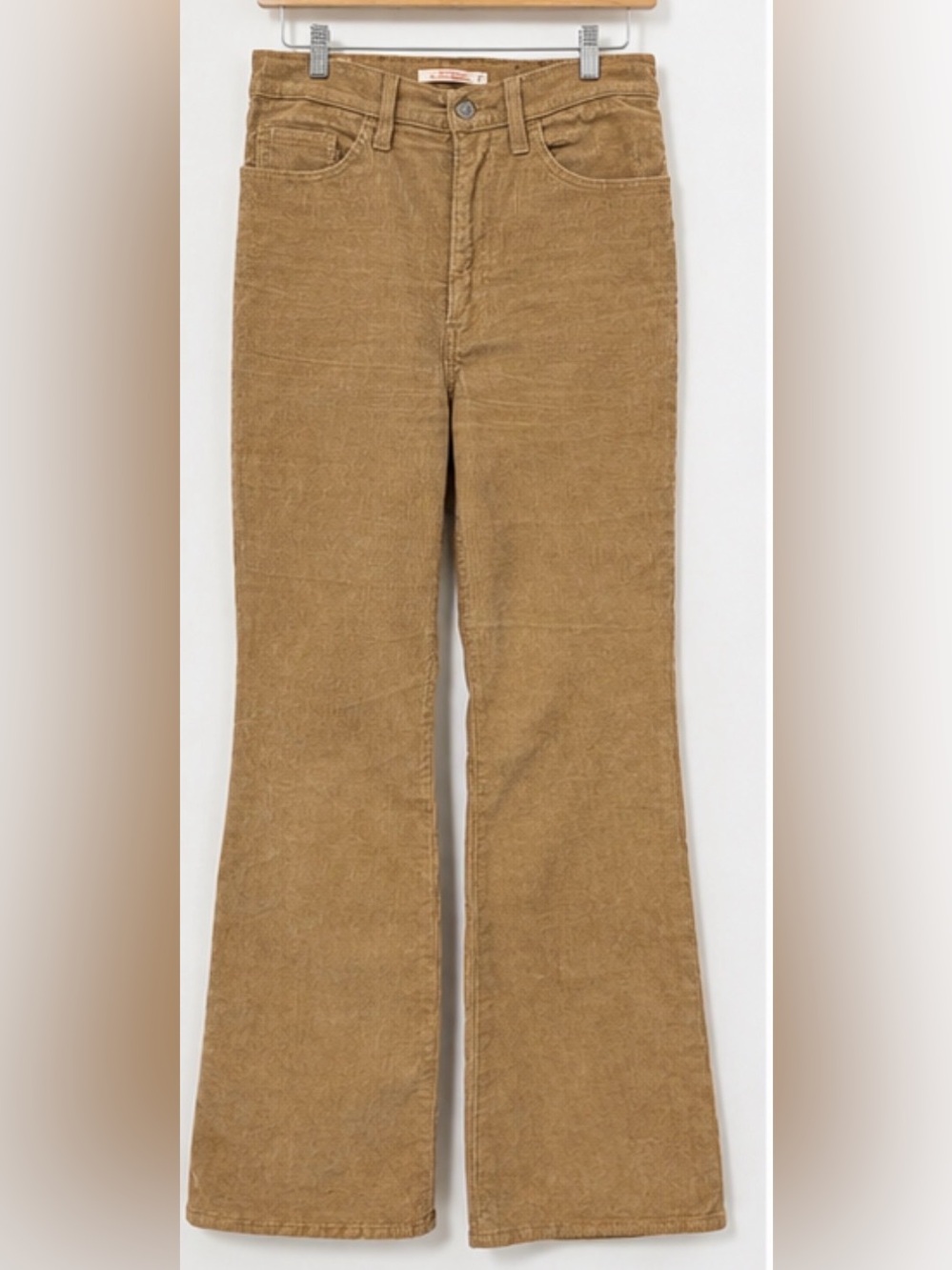 Levi's High-Rise Race Boot Corduroy Jeans in Camel Brown